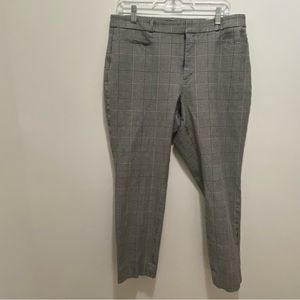 Banana Republic Plaid Sloan Pants, size 12